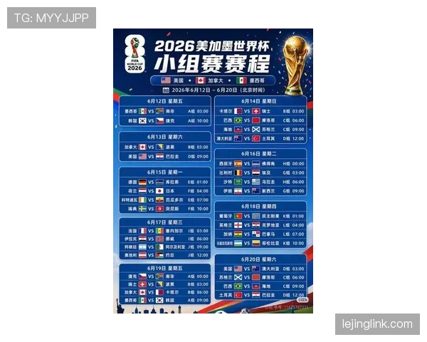 2026世界杯小组赛每队踢几场
